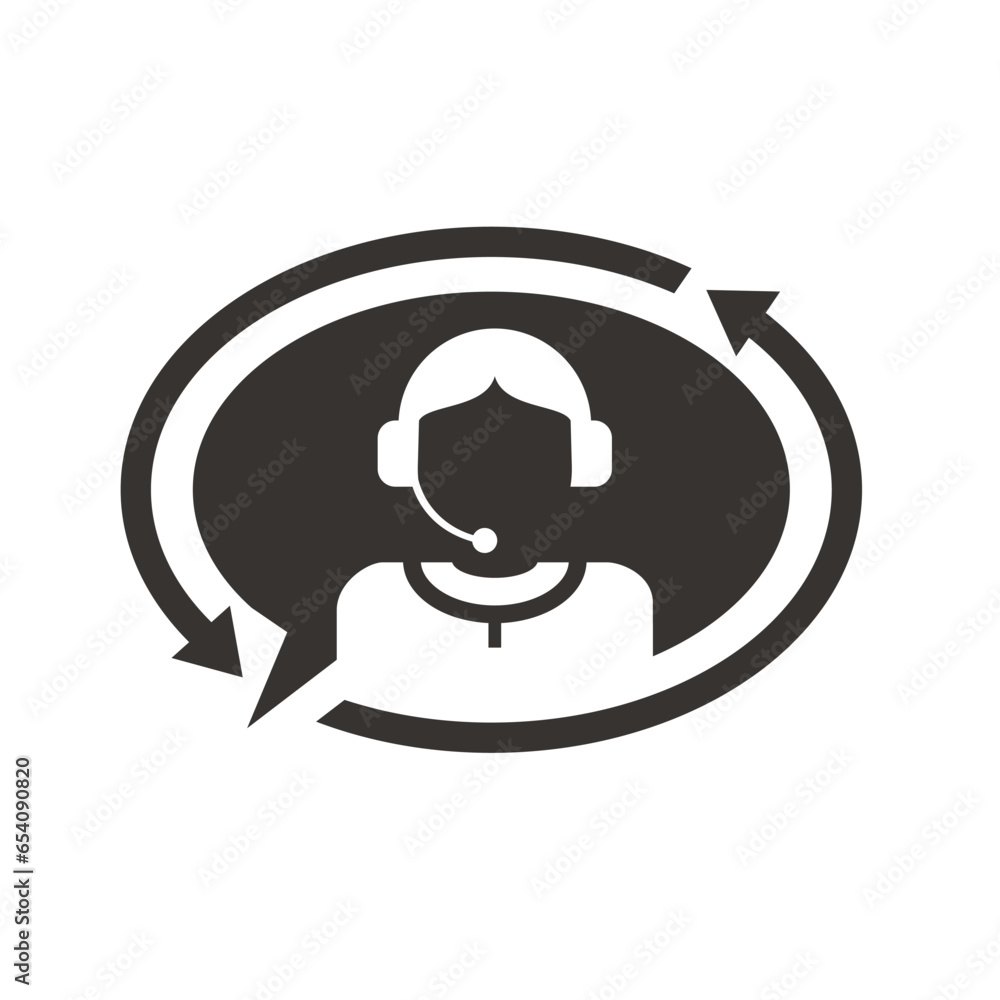 customer service logo icon