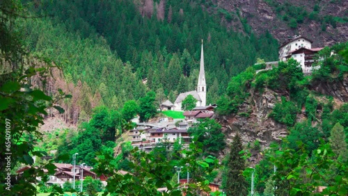 Moos in Passeier is a village in the Passeier Valley, South Tyrol, Italy photo