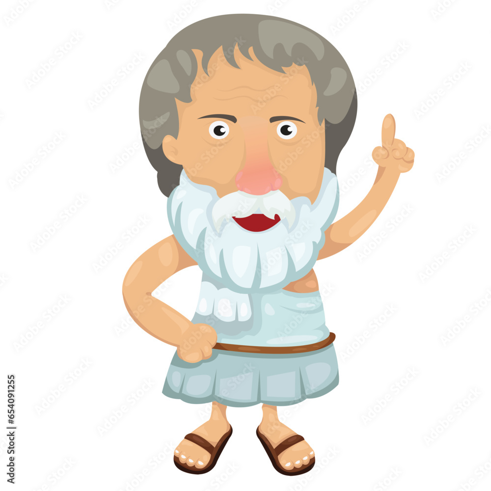 Fototapeta premium Illustrator of Aristotlel