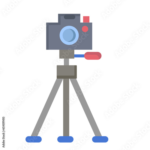 camera on tripod