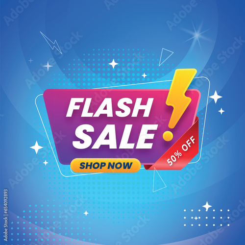 Flash sale background template design