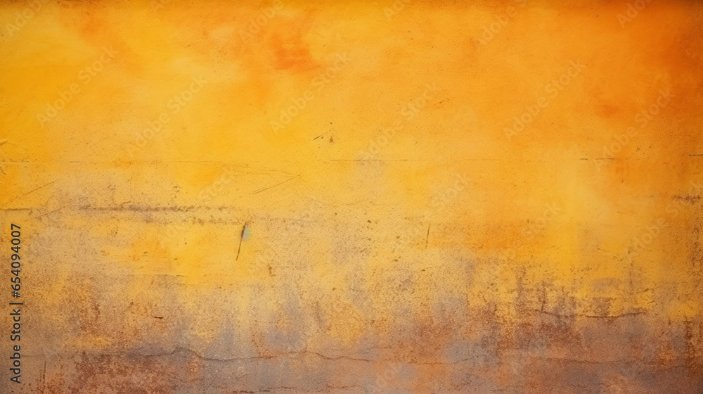 Beautiful Horizontal Yellow and Orange Grunge Texture Cement Beautiful Horizontal Yellow and Orange Grunge Texture Cement