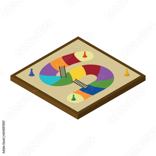 game board ladders and snake