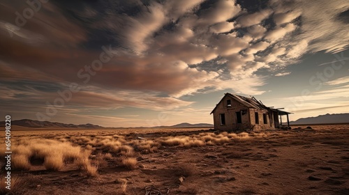 Forgotten Home Relic: A Decaying Desert Dwelling. Generative AI 2 © NormanBalberan
