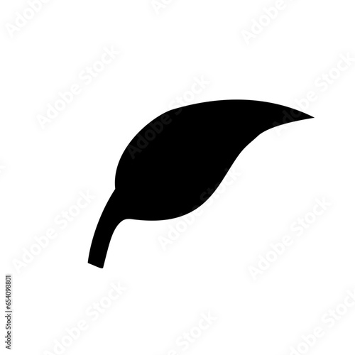 leaf silhouette icon