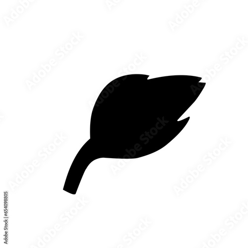 leaf silhouette icon