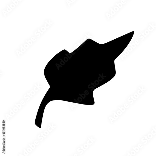 leaf silhouette icon