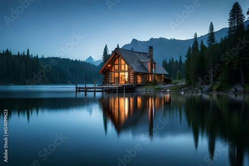 house on the lake © Tasawar