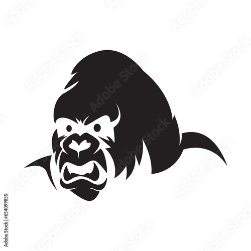 Gorilla icon logo design