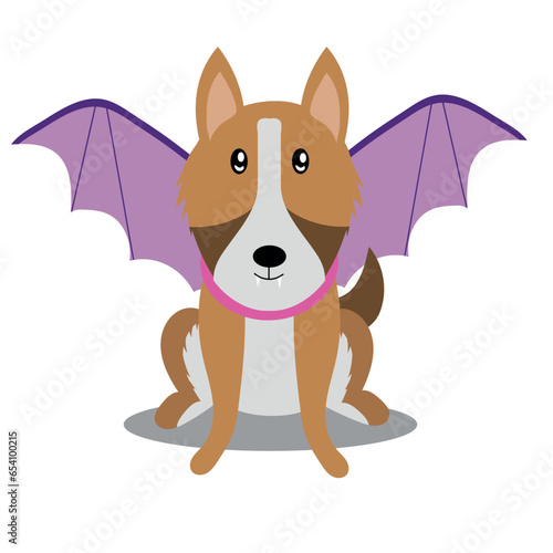 halloween pet disguised bat