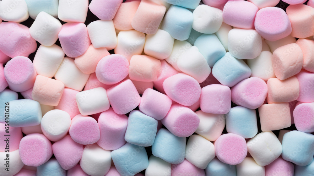 Multicolored marshmallows Multicolored marshmallows