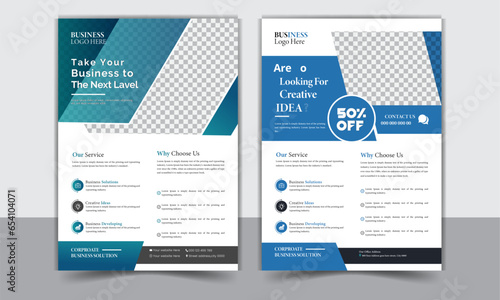 Corporate and creative business flyer design template, bundle flyer design, modern business Flyer design Template Brochure cover 
