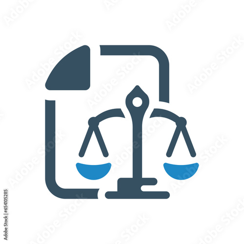 judgement icon vector illustration