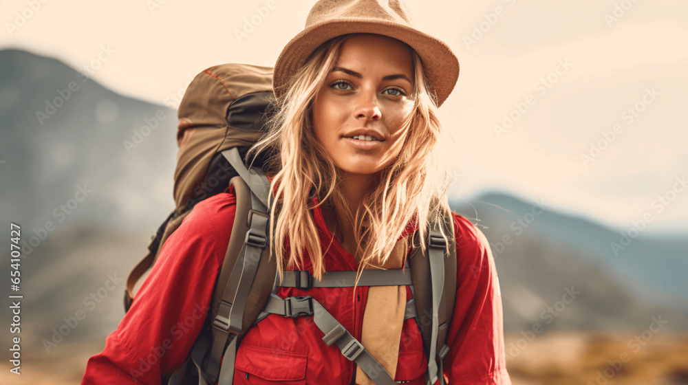 Portrait of a trailblazing girl model. She exudes confidence Portrait of a trailblazing girl model. She exudes confidence