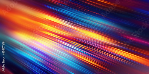 Abstract speed motion blurred striped glitch background.