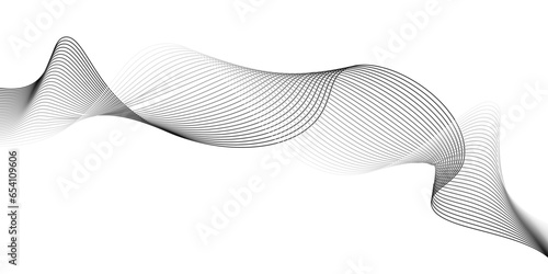 Abstract White and black wavy lines and geometric design and modern grid background . Geometric design. parallel lines pattern and Digital landscape for presentations. parallel lines pattern.	