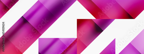 Vivid abstraction unfolds. Triangles in seamless harmony, composing dynamic geometric backdrop. Interplay of angles and hues forms captivating tapestry, evoking modernity and artistic allure