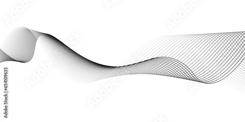 Abstract White and black wavy lines and geometric design and modern grid background . Geometric design. parallel lines pattern and Digital landscape for presentations. parallel lines pattern. © Md sagor