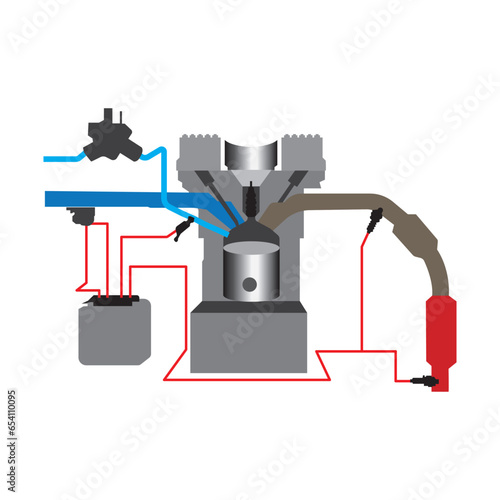 electronic fuel injection icon
