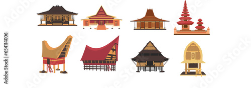 Mini Series of Indonesian Traditional Houses photo