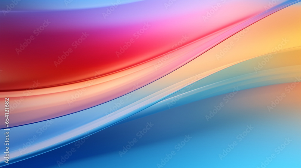 Fototapeta premium abstract colorful wave background