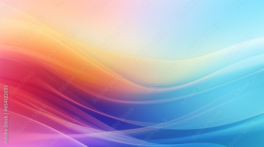 Obraz premium abstract colorful background with gradient waves