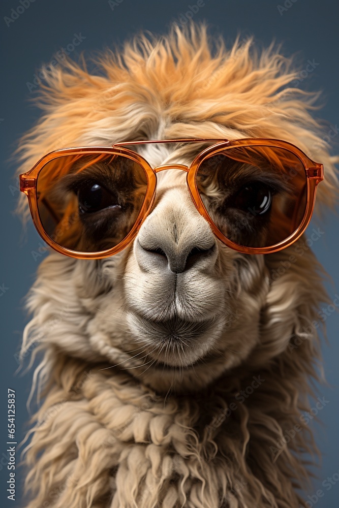 Camel with sunglasses