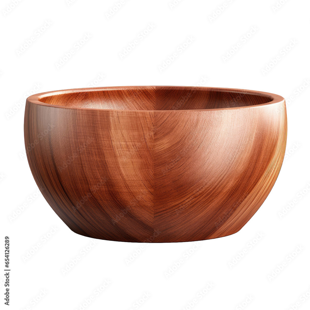 wooden bowl isolated on white wooden bowl isolated on white