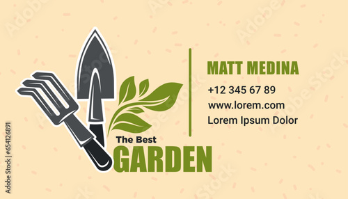 Best garden service, gardener specialist vector