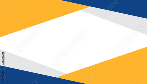 blue yellow minimalist background vector