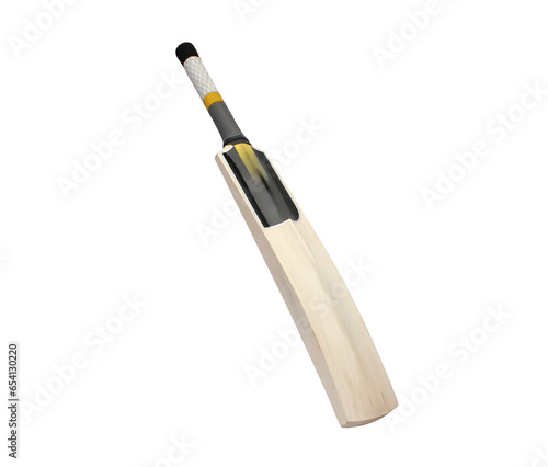 cricket bat isolated on white background