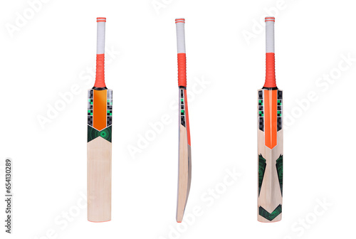 cricket bat isolated on white background