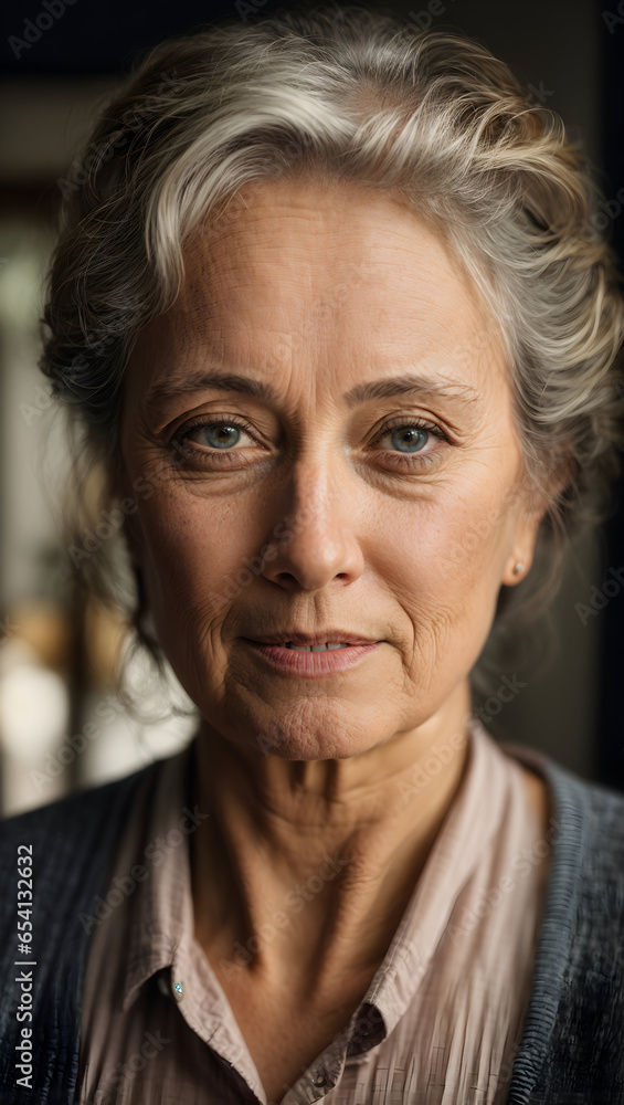 portrait of a sad woman in her late years portrait of a sad woman in her late years