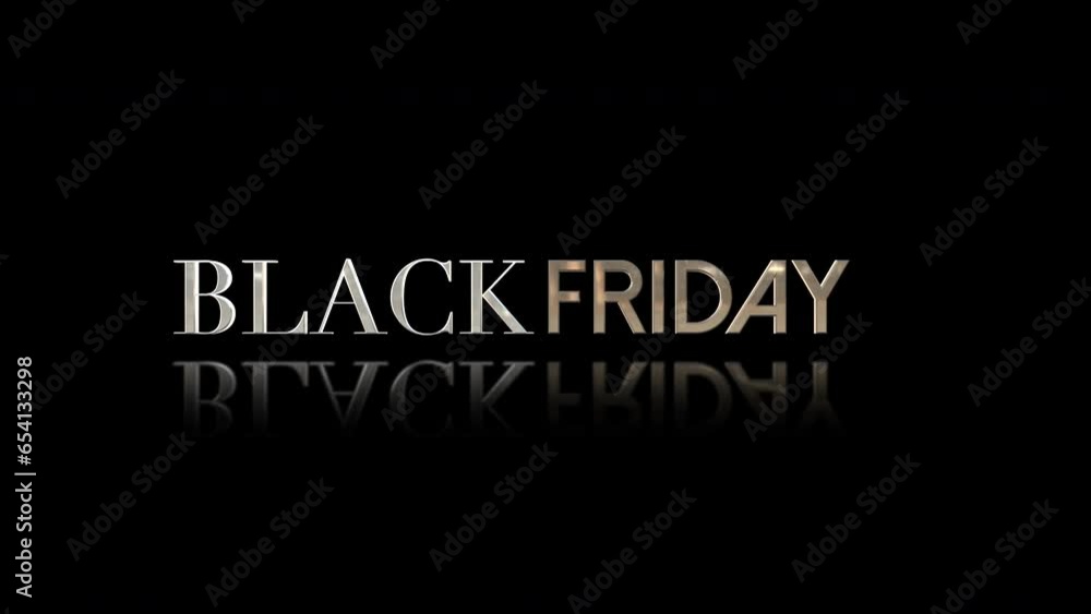 Elegance Black Friday text on black gradient, motion abstract business, modern, promo and holidays style background Elegance Black Friday text on black gradient, motion abstract business, modern, promo and holidays style background