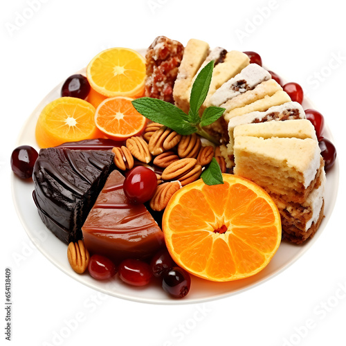 festive dessert platter