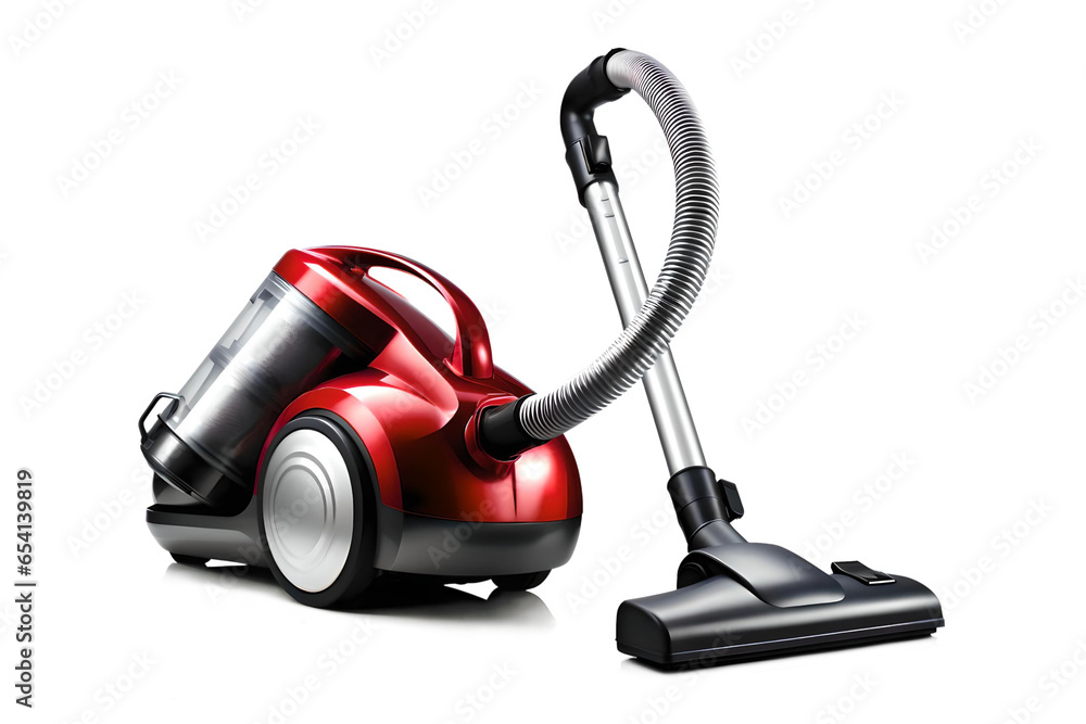 Vacuum Cleaner Isolated Transparent Background, Generative AI Vacuum Cleaner Isolated Transparent Background, Generative AI