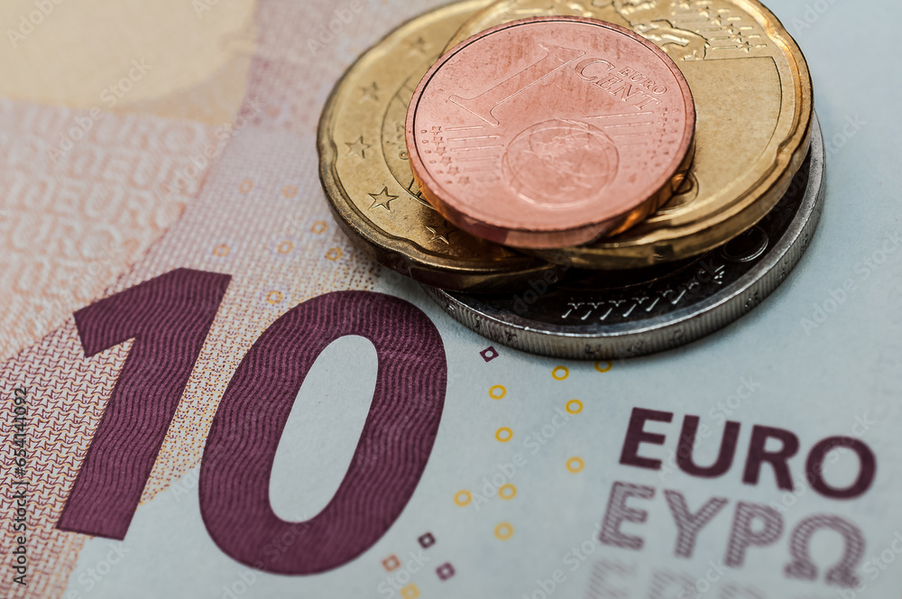 Mindestlohn 12,41,€ ab 01.01.2024 in Deutschland Stock Photo Adobe Stock