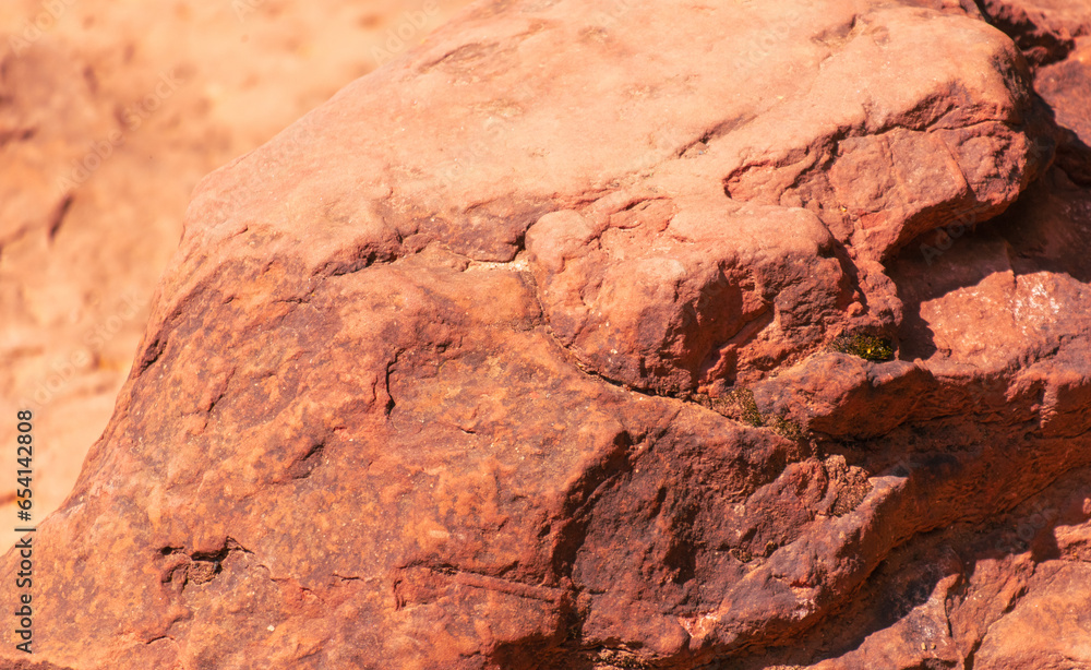 Obraz premium Red rock as an abstract background. Texture