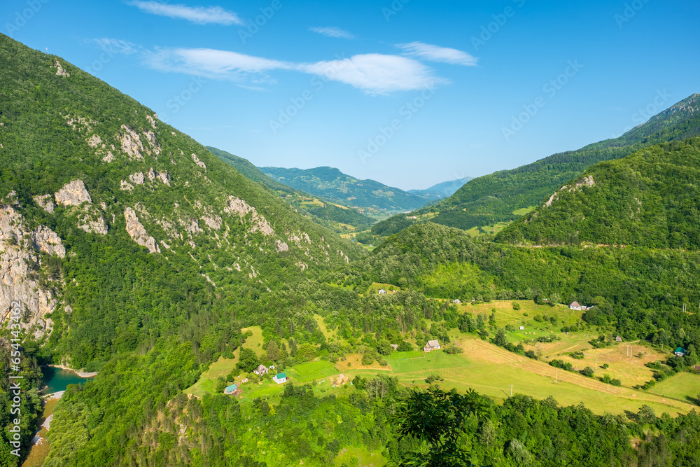 Tara River Canyon. Montenegro