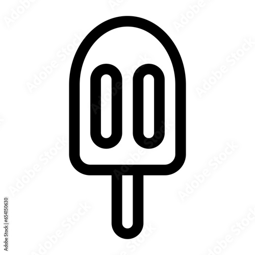 popsicle line icon