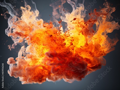 Fire Explosion Effect. Fire Blast © Resdika