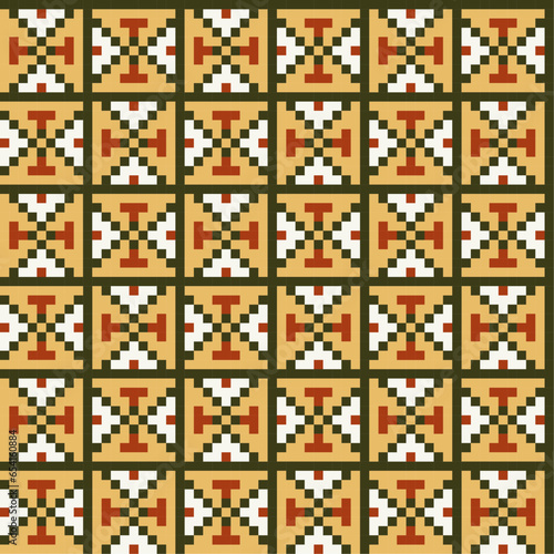 Geometric seamless pattern. Vector background.