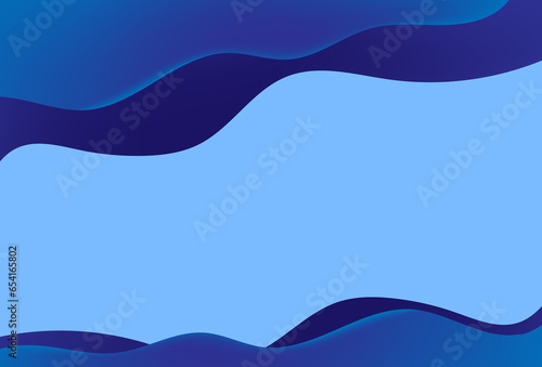 abstract blue waves background  vector illustration