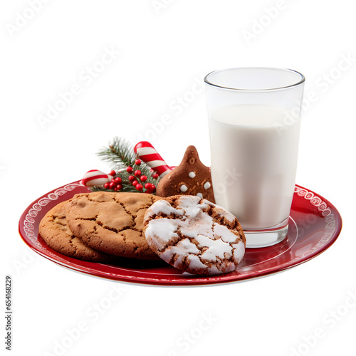 glass of milk and cookies photo