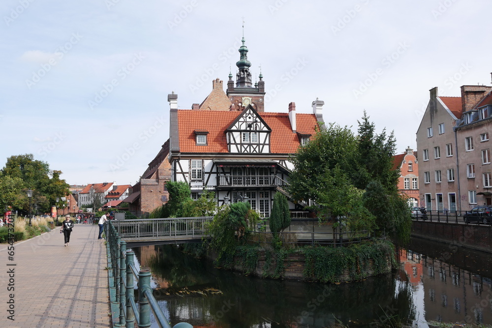 Fototapeta premium Mühlenhaus Altstadt Danzig