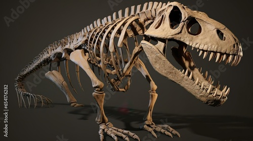 T-Rex skeleton © Yzid ART