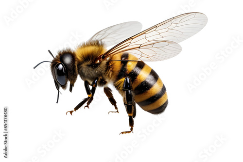bee is flying ,png transparent background © vikash