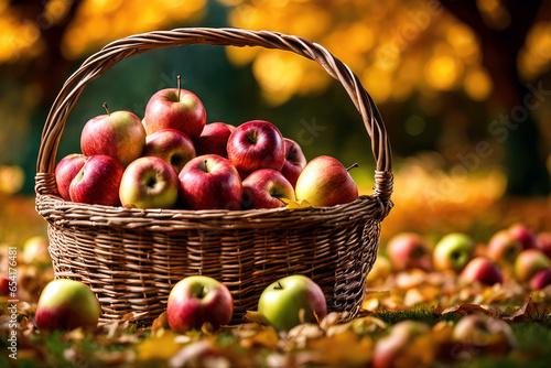 apple harvesting, generated by artificial intelligence