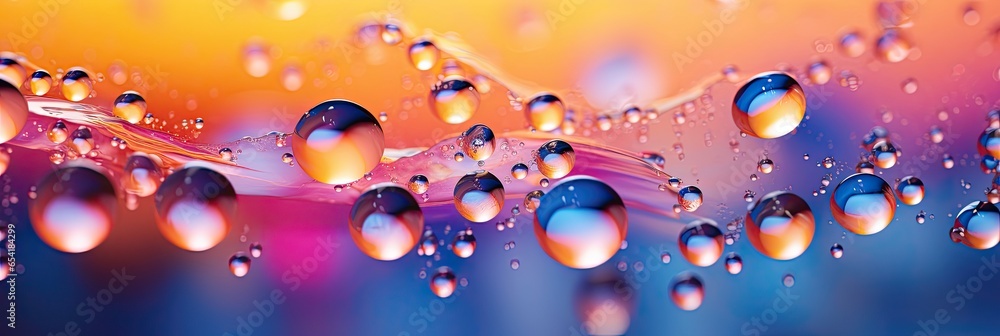 Abstract background with colorful water drops Abstract background with colorful water drops