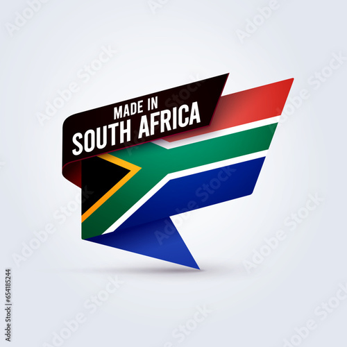 Made In South Africa Flag Pin